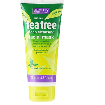 Beauty Formulas -  Beauty Formulas Tea Tree Deep Cleansing Facial Mask
